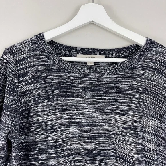 Ann Taylor LOFT Stripe Marled Sweater - Picture 2 of 6